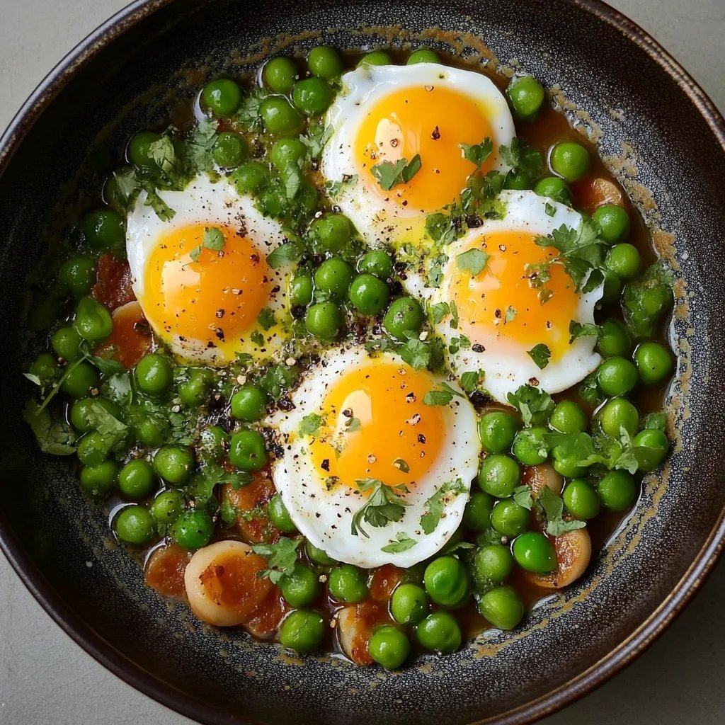 Ervilhas com Ovos Escalfados: Uma Receita Incrível e Definitiva