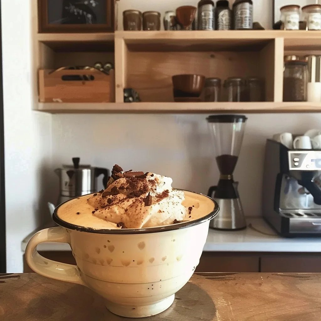 Sorvete Caseiro de Café