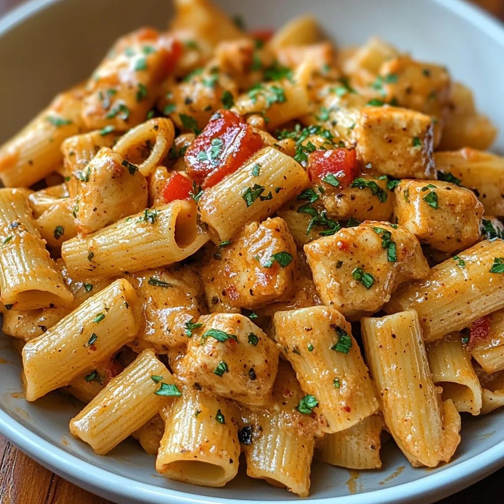 Macarrão Cajun com Frango e Creme de Caju: Uma Receita Incrível e Definitiva