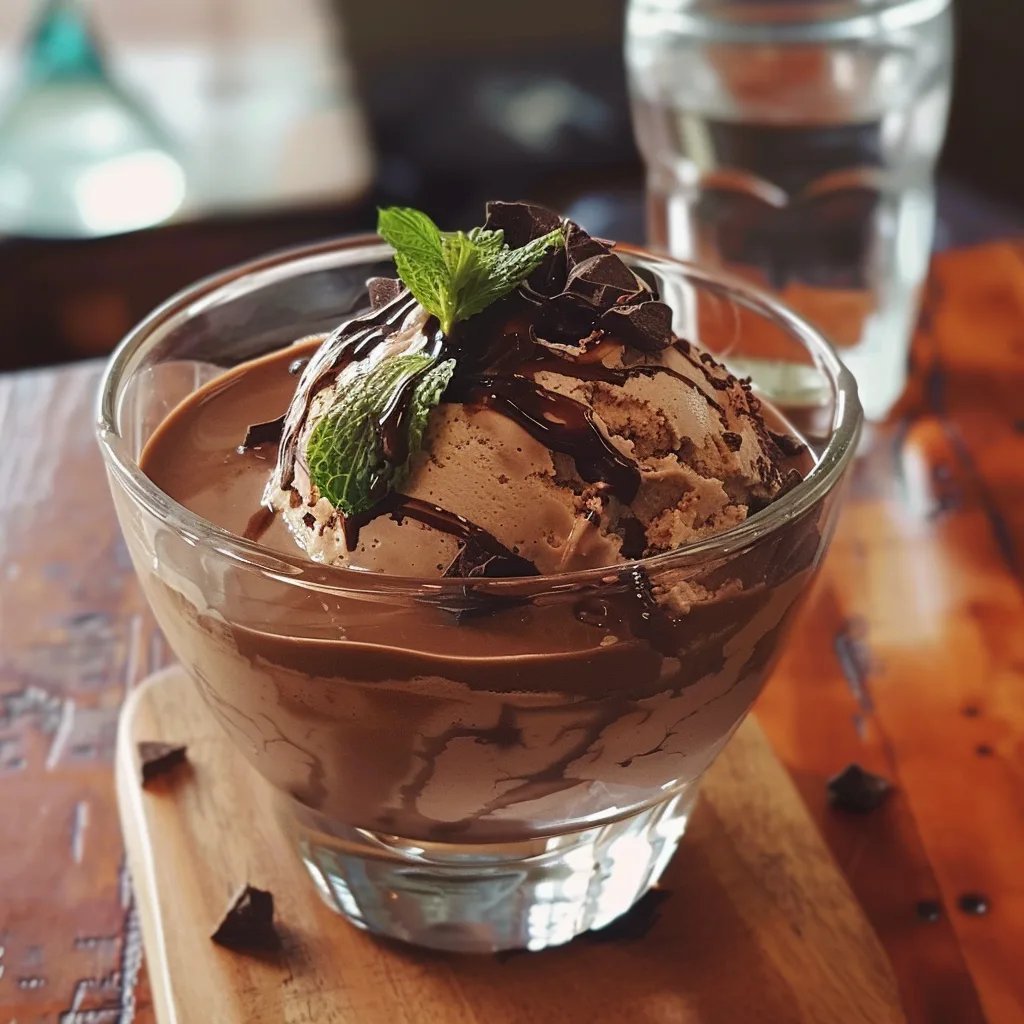 Sorvete de Brigadeiro Moça