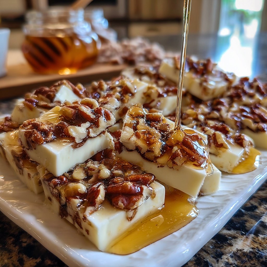 Frios e queijos com mel e nozes