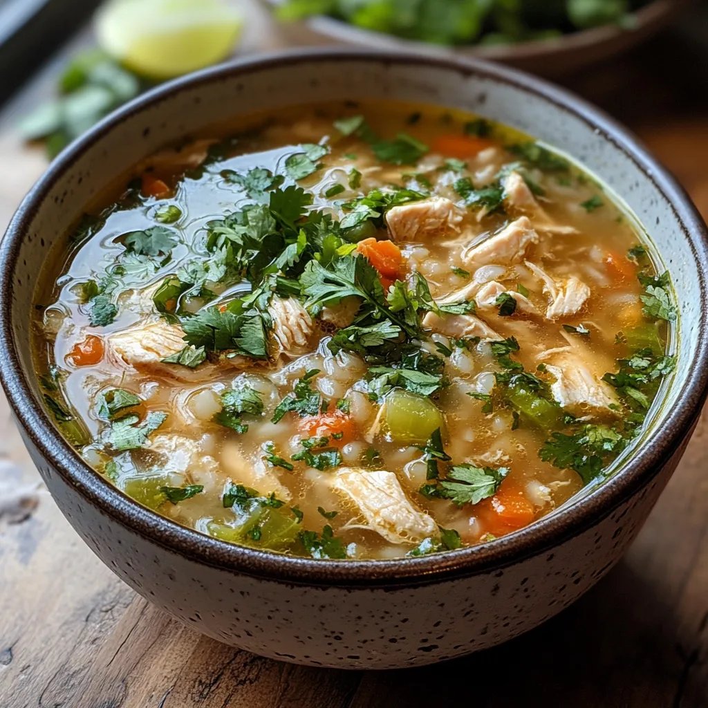 Sopa de Frango com Arroz, Gengibre e Limão: Uma Receita Incrível e Definitiva