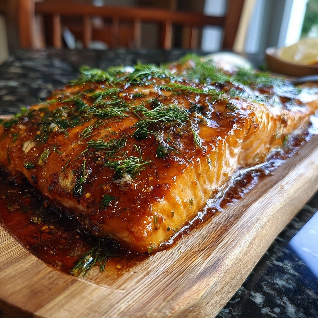 Salmão assado lento laranja funcho