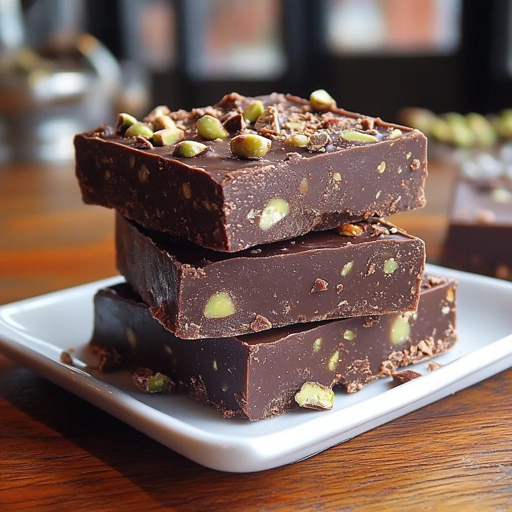 Fudge de Chocolate Amargo com Pistache: Uma Receita Incrível e Definitiva