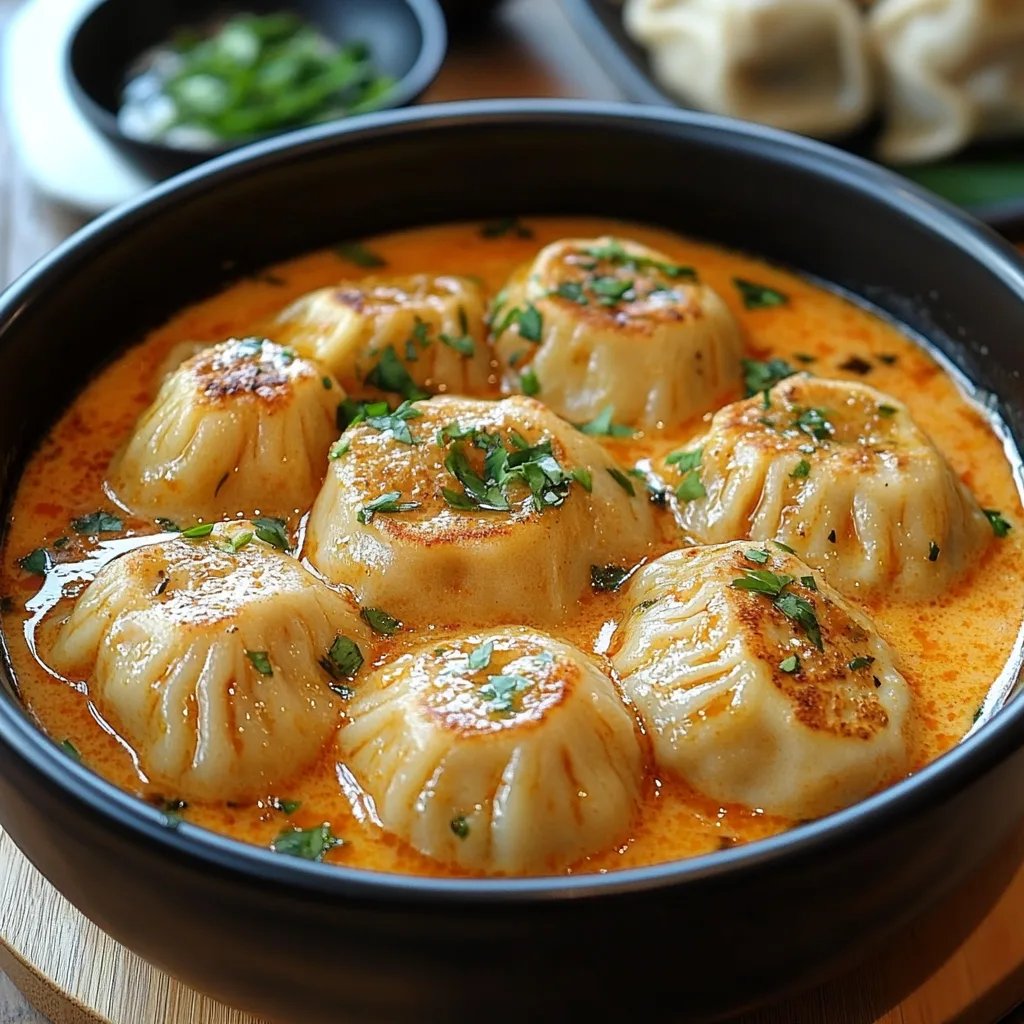 Dumplings com Molho de Curry Vermelho Tailandês: Uma Receita Incrível e Definitiva