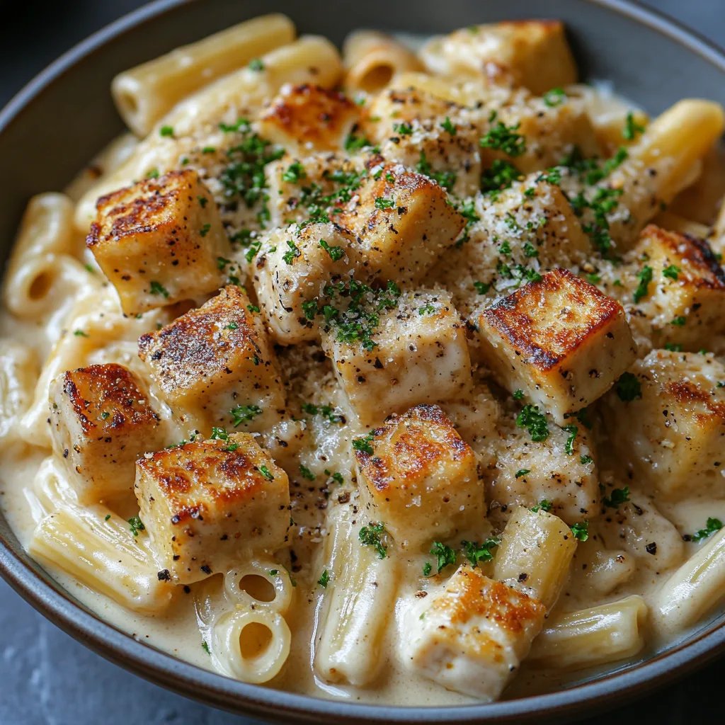 Macarrão Cremoso com Tofu: Uma Receita Incrível e Definitiva