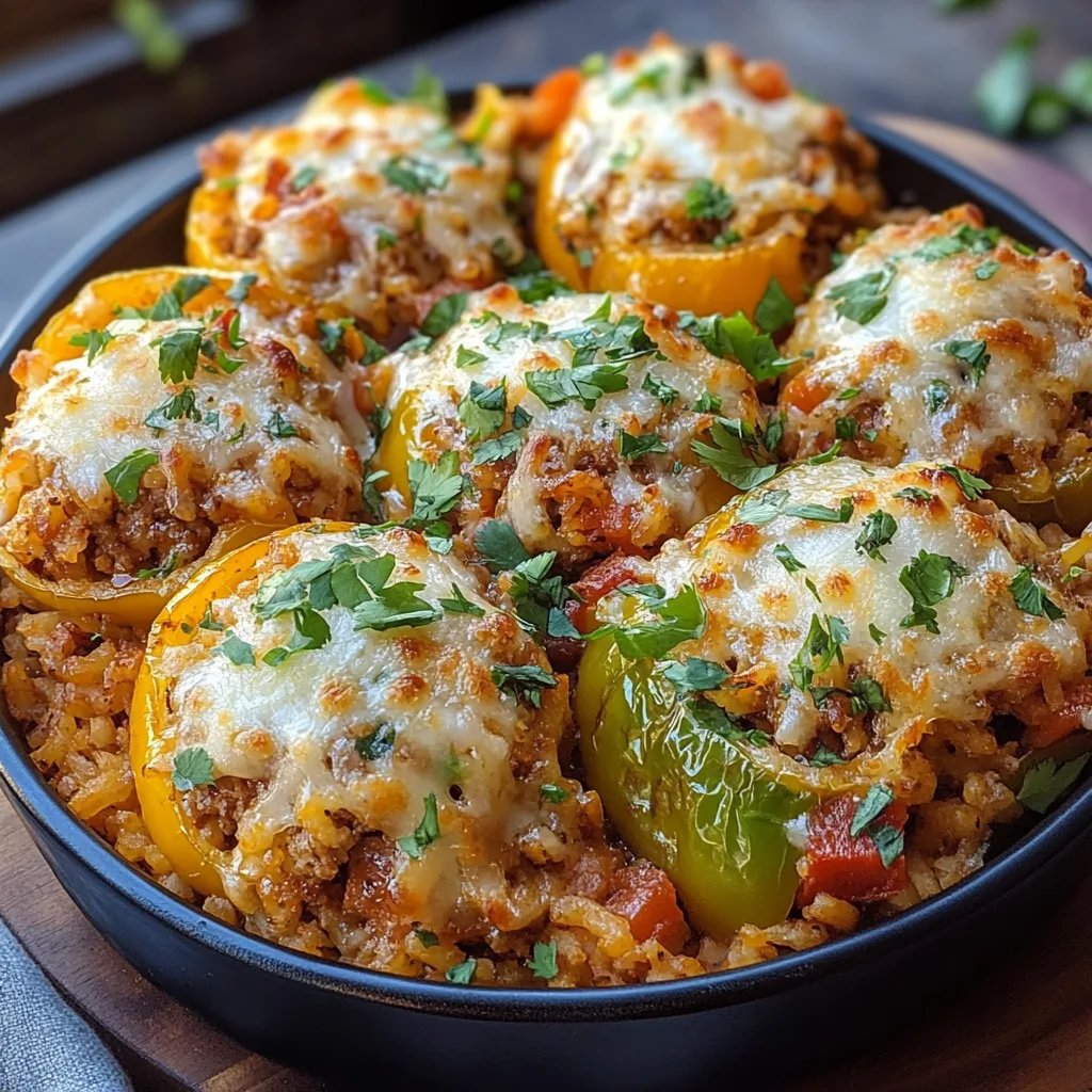 Pimentão Recheado na Panela Lenta: Uma Receita Incrível e Definitiva para 7 Pessoas