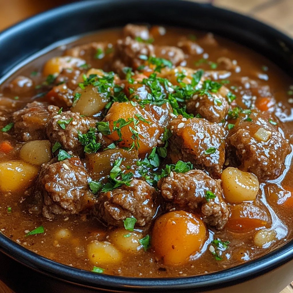 Ensopado Reconfortante de Carne Moída: A Receita Incrível e Defensiva que Você Precisa Experimentar