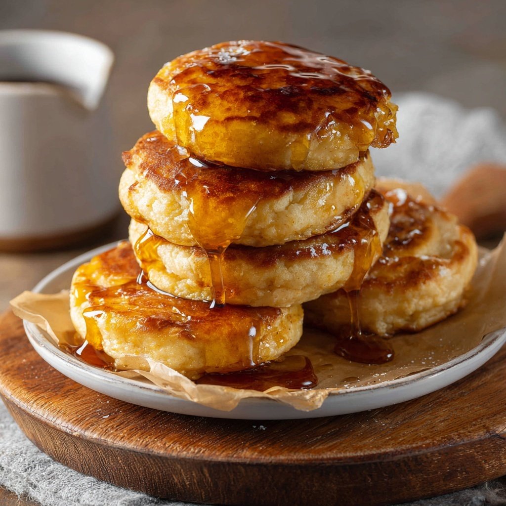 Panquecas pão-gengibre fofas xarope maple