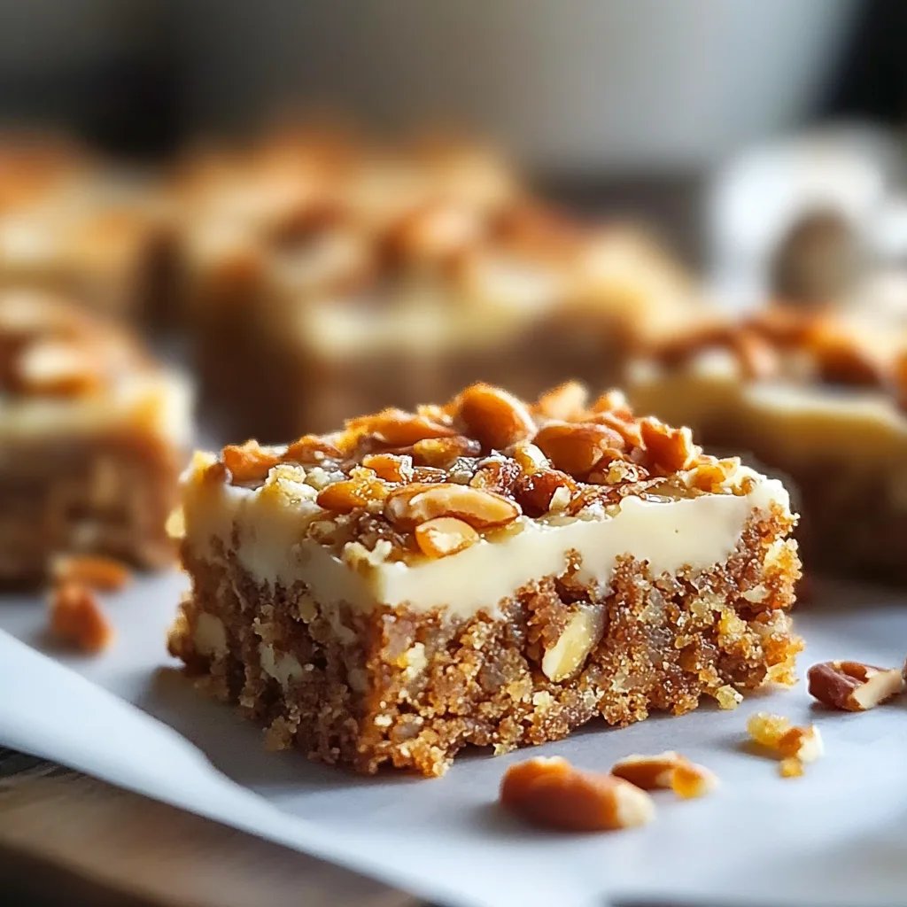 Barras de Bolo de Cenoura