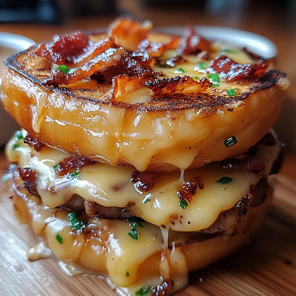 Donut com Queijo Grelhado, Bacon e Maple: Uma Receita Incrível e Definitiva