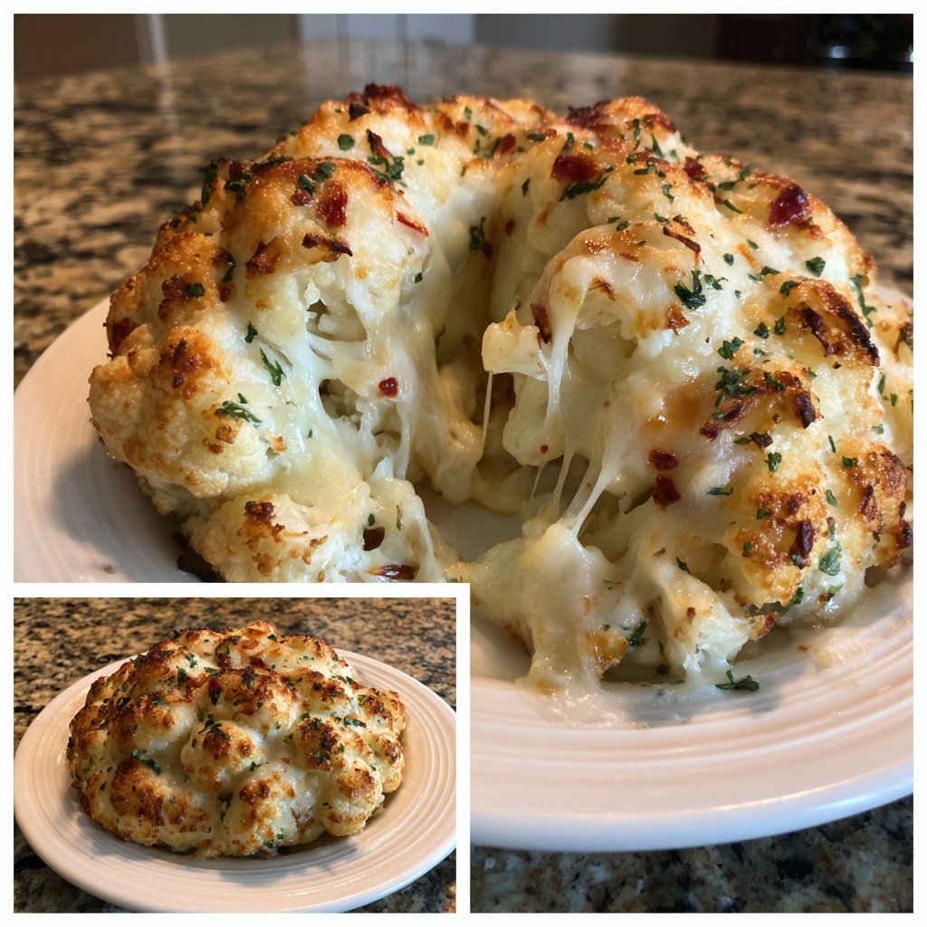 Molho couve-flor queijo assado