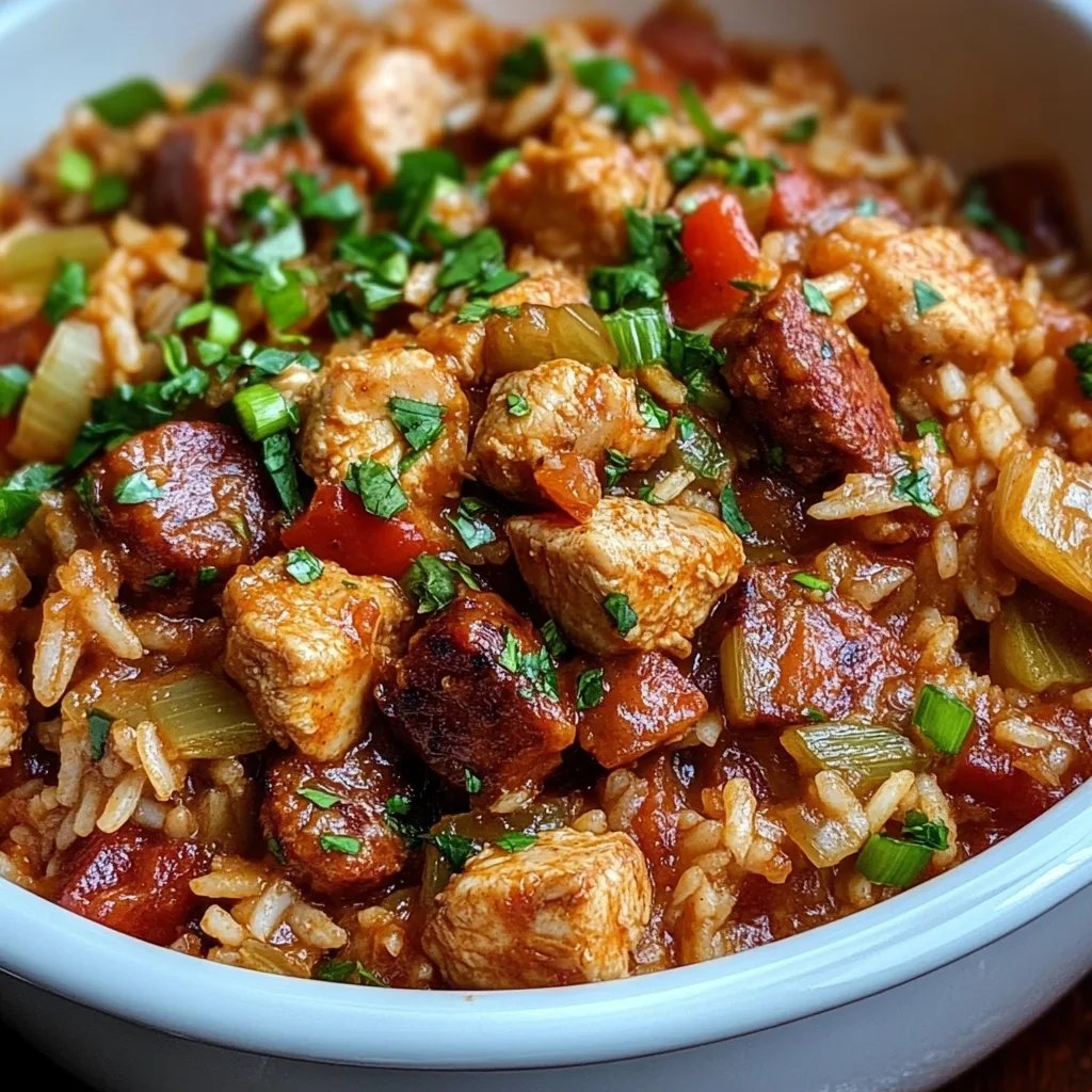 <p>Jambalaya de Frango e Linguiça na Panela de Pressão: Uma Receita Incrível e Definitiva</p>
