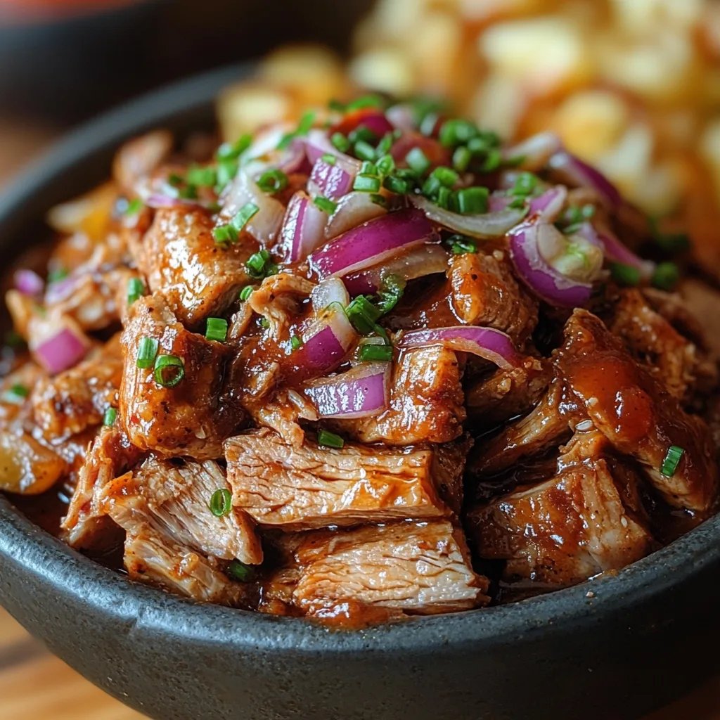 Porco Desfiado Agridoce na Crockpot: Uma Receita Incrível e Definitiva