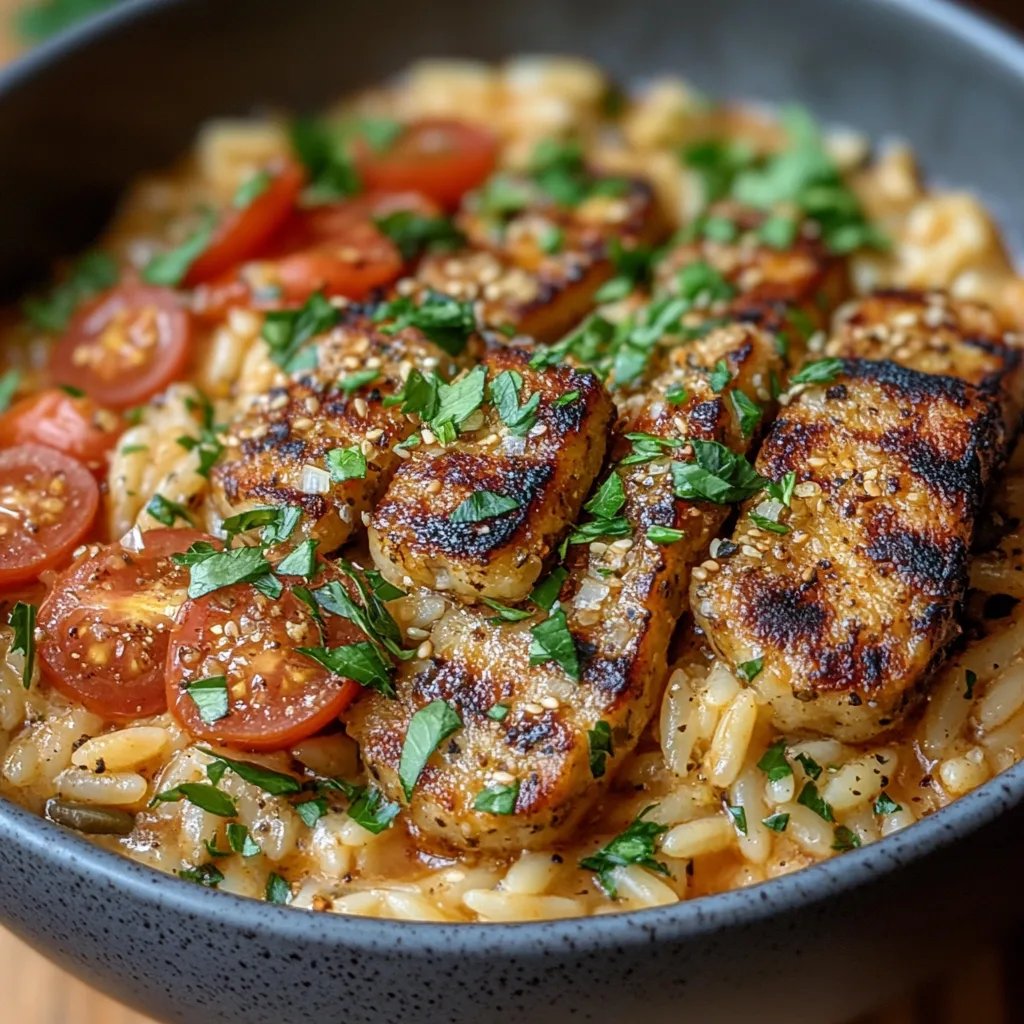 Orzo Cremoso de Tomate com Filés Crocantes: Uma Receita Incrível e Definitiva