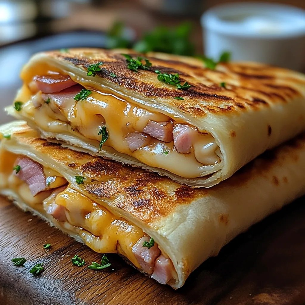 Wraps Quentes de Frango, Presunto e Queijo: Uma Receita Incrível e Definitiva