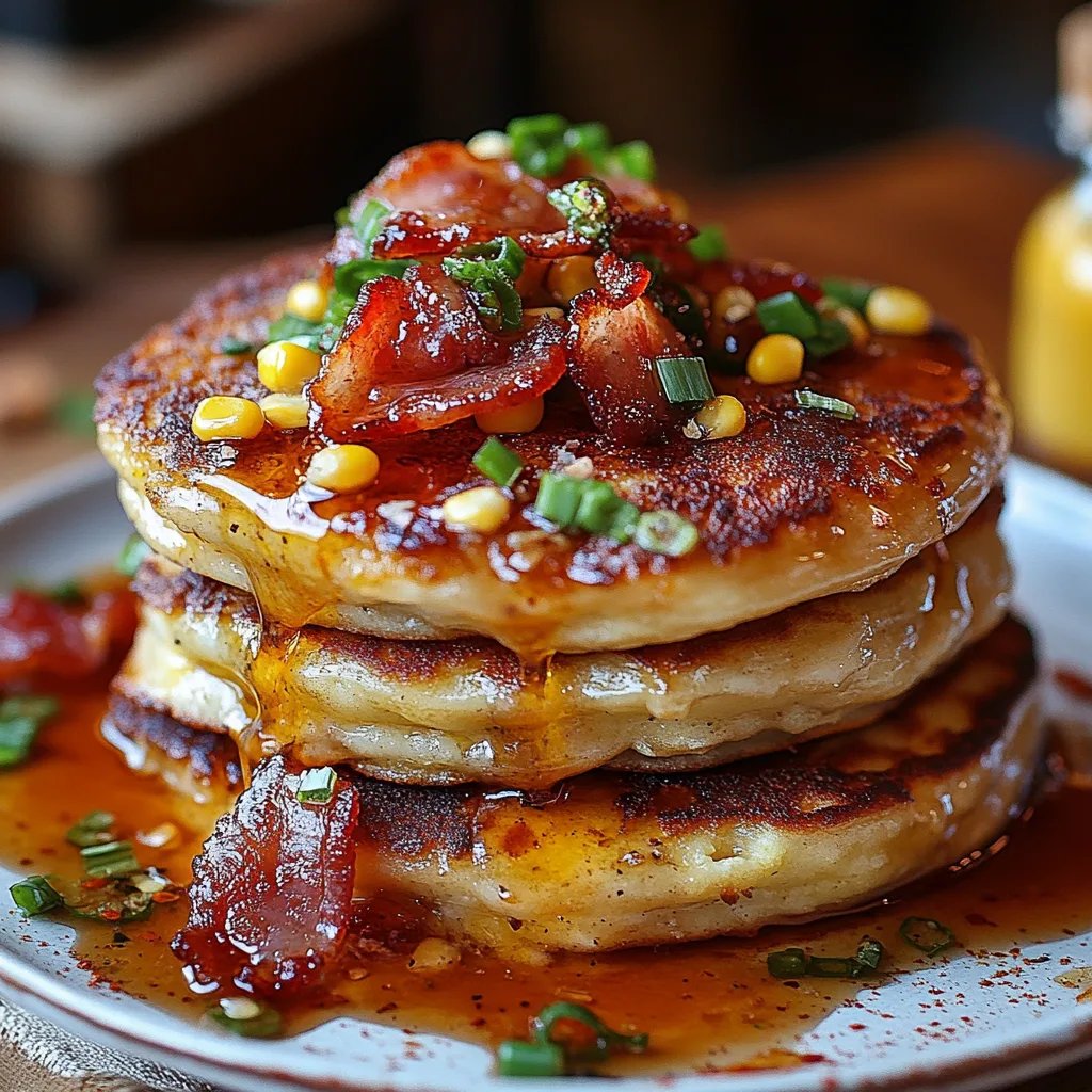 Panquecas de Milho com Jalapeño e Cheddar com Bacon: Uma Receita Incrível e Definitiva