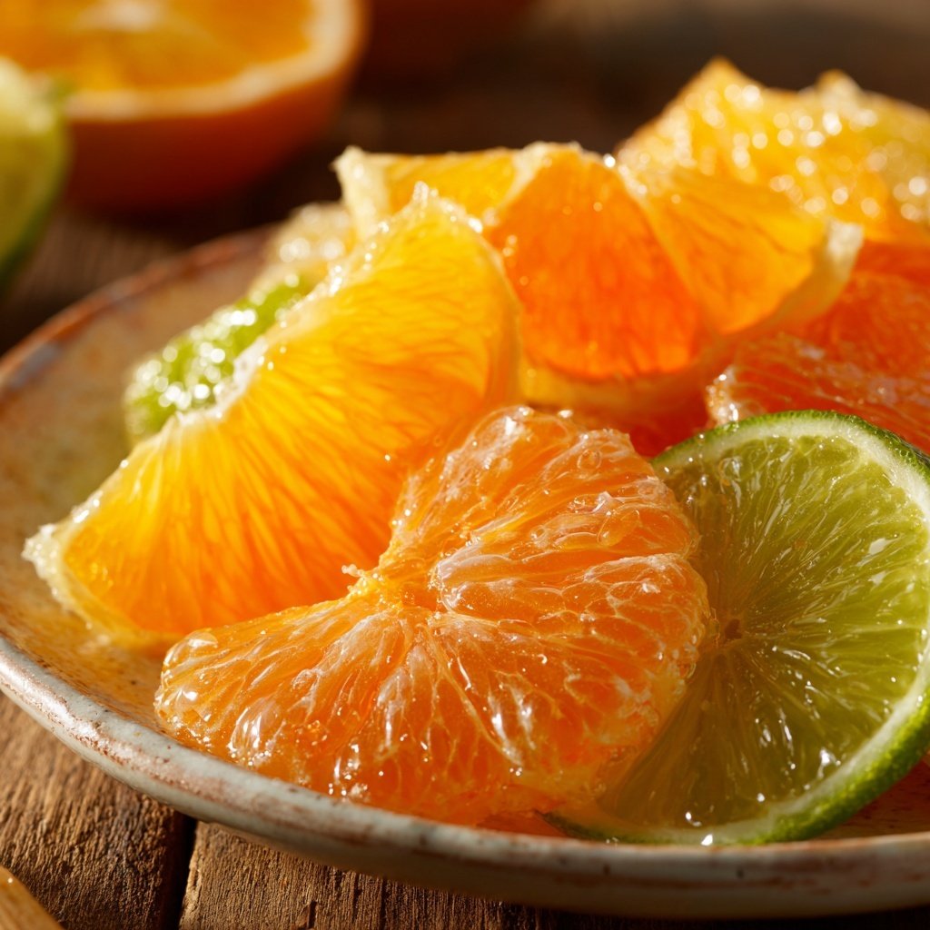 Salada cítricos limão laranja toranja