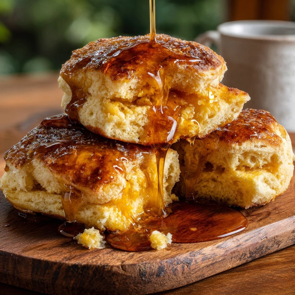 Panquecas pão-gengibre fofas xarope maple