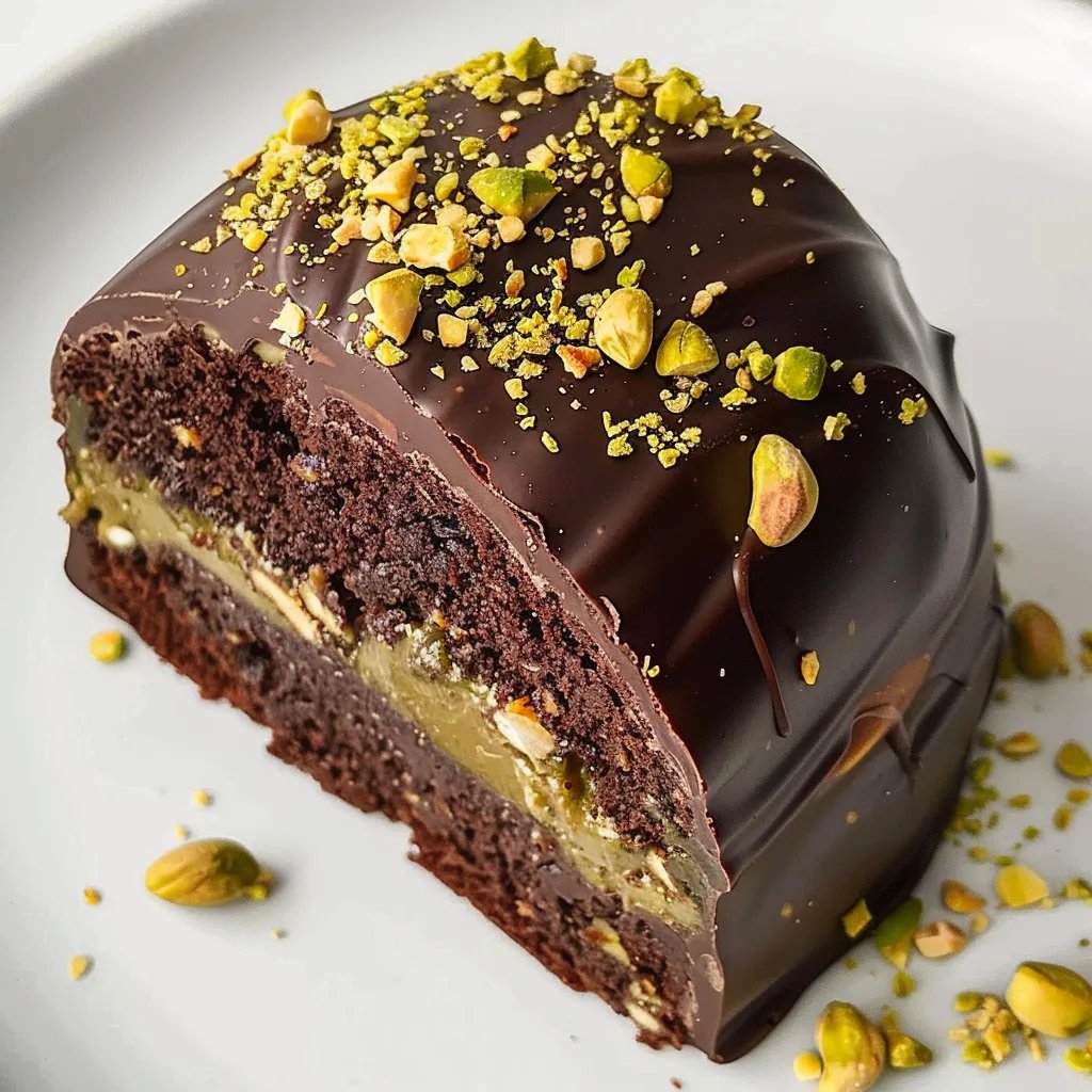 O Melhor Bolo de Chocolate com Pistache