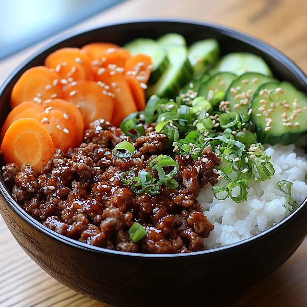 <p>Tigela Coreana de Carne Moída: Uma Receita Incrível e Essencial</p>