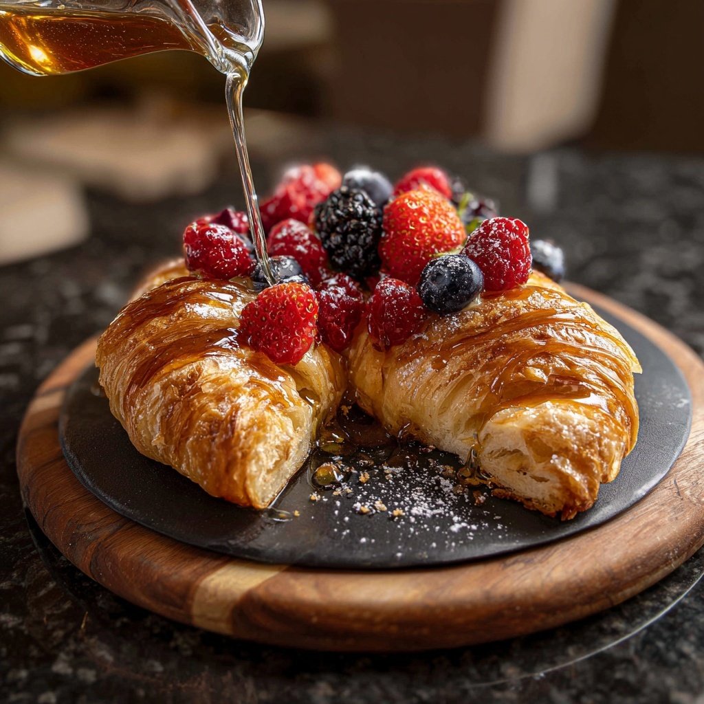 Assado de Croissants Estilo Torrada Francesa