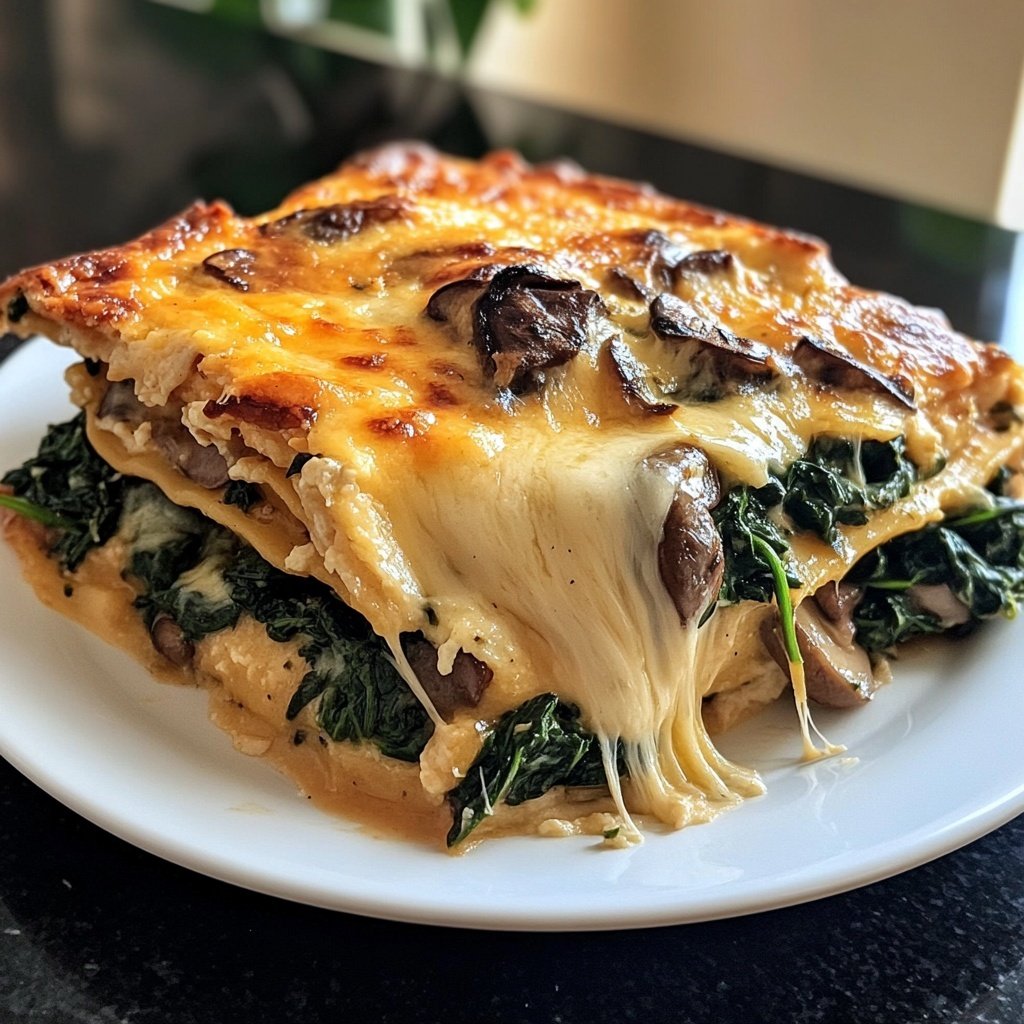 Espinafre Cogumelo Café da Manhã Casserola