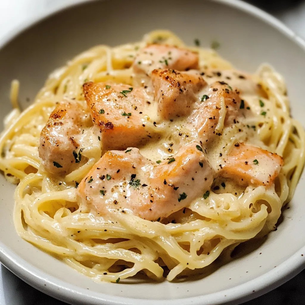 Massa com Salmão e Molho Cremoso de Alho: Uma Receita Incrível e Definitiva com 7 Passos