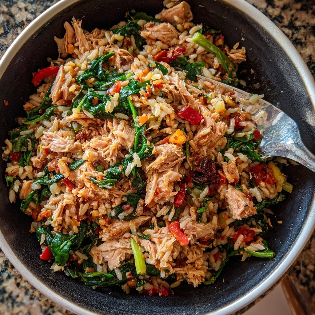 Salada atum arroz inverno vegetais